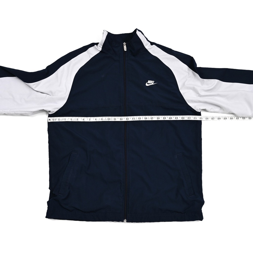 Vintage Nike Jacket XL 90s Lined Windbreaker Track Colorblock‎ Y2K Silver Tag - Picture 3 of 12
